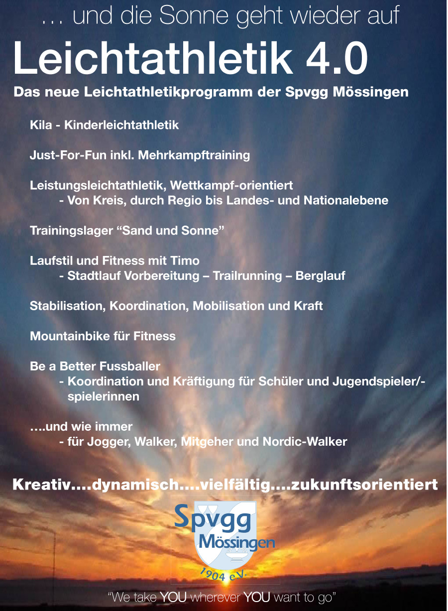 Leichtathletik Angebot 2019